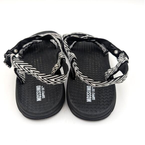 Chaco Z2 Classic Sport Sandal Women's Black Cream Chevron Size US8 EU39 - Picture 4 of 10